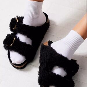 Birkenstock Big Buckle Teddy Arizona Sandals